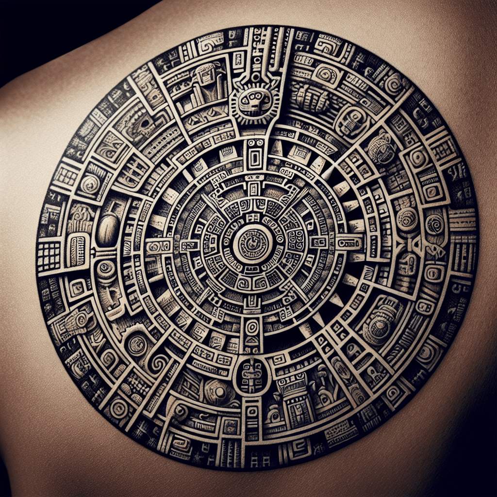 Aztec Calendar Tattoo