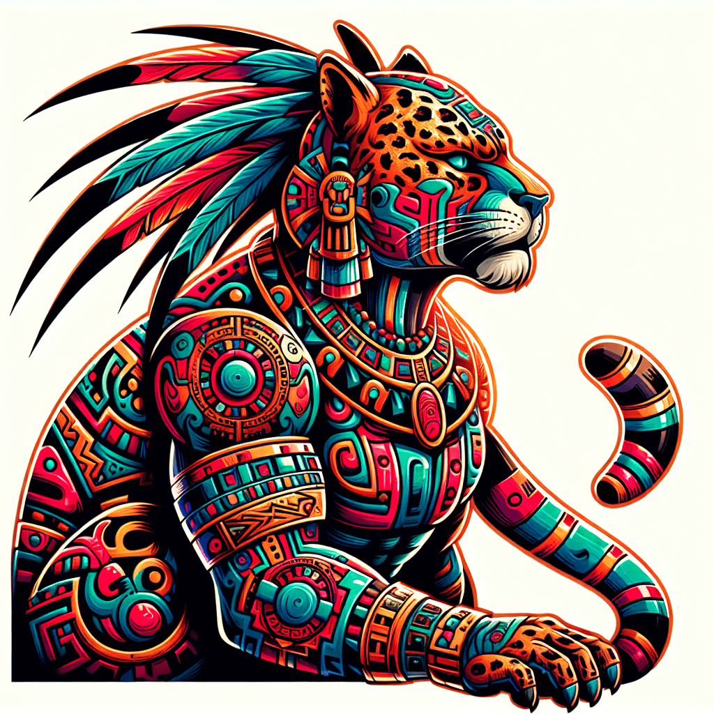Aztec Jaguar Warrior Tattoo