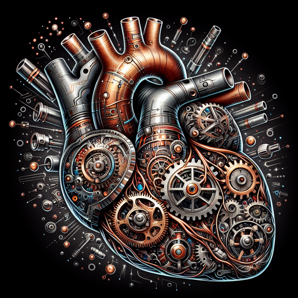 Biomechanical Heart Tattoo