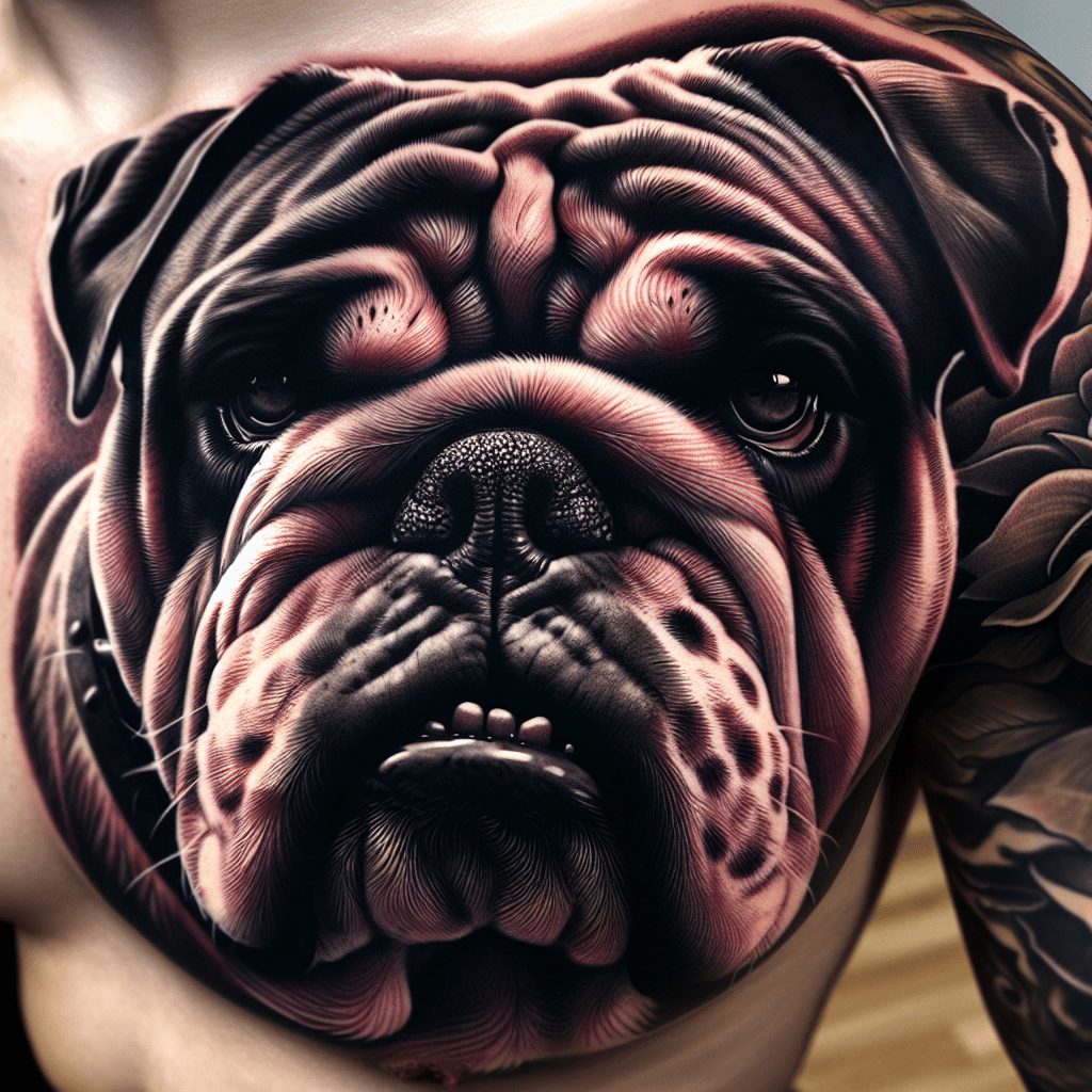 Bold Bulldog Tattoo