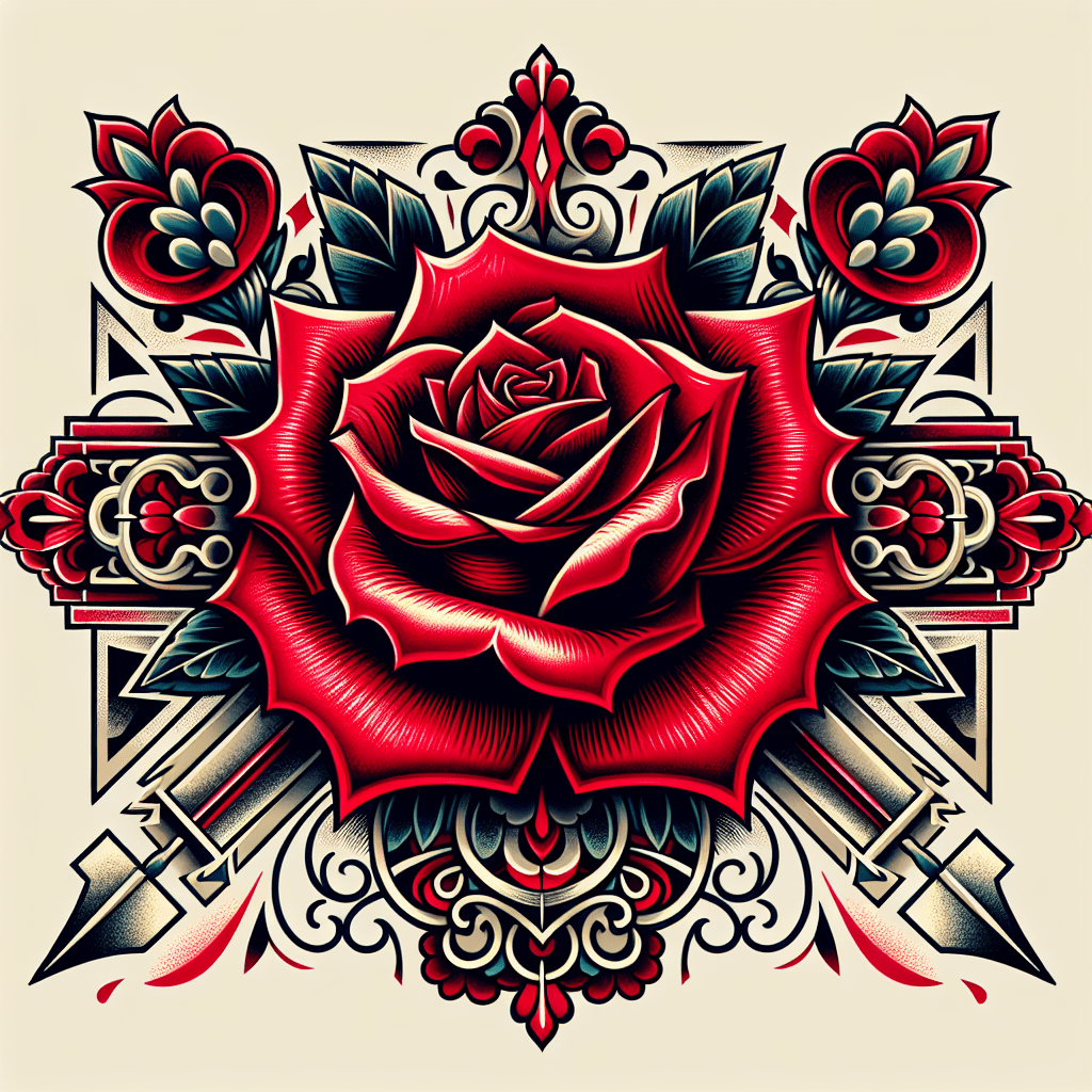 Chicano Rose Tattoo