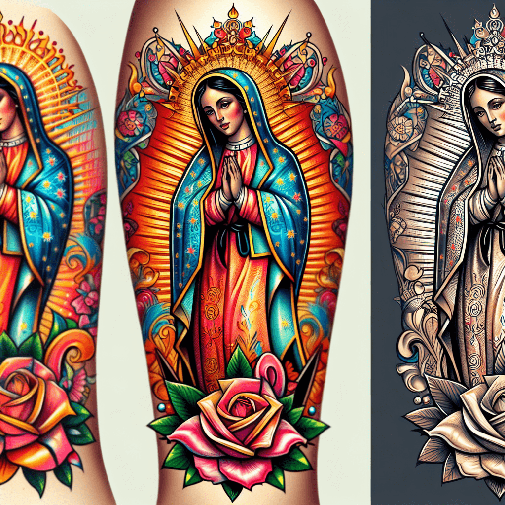 Chicano Virgin Mary Tattoo