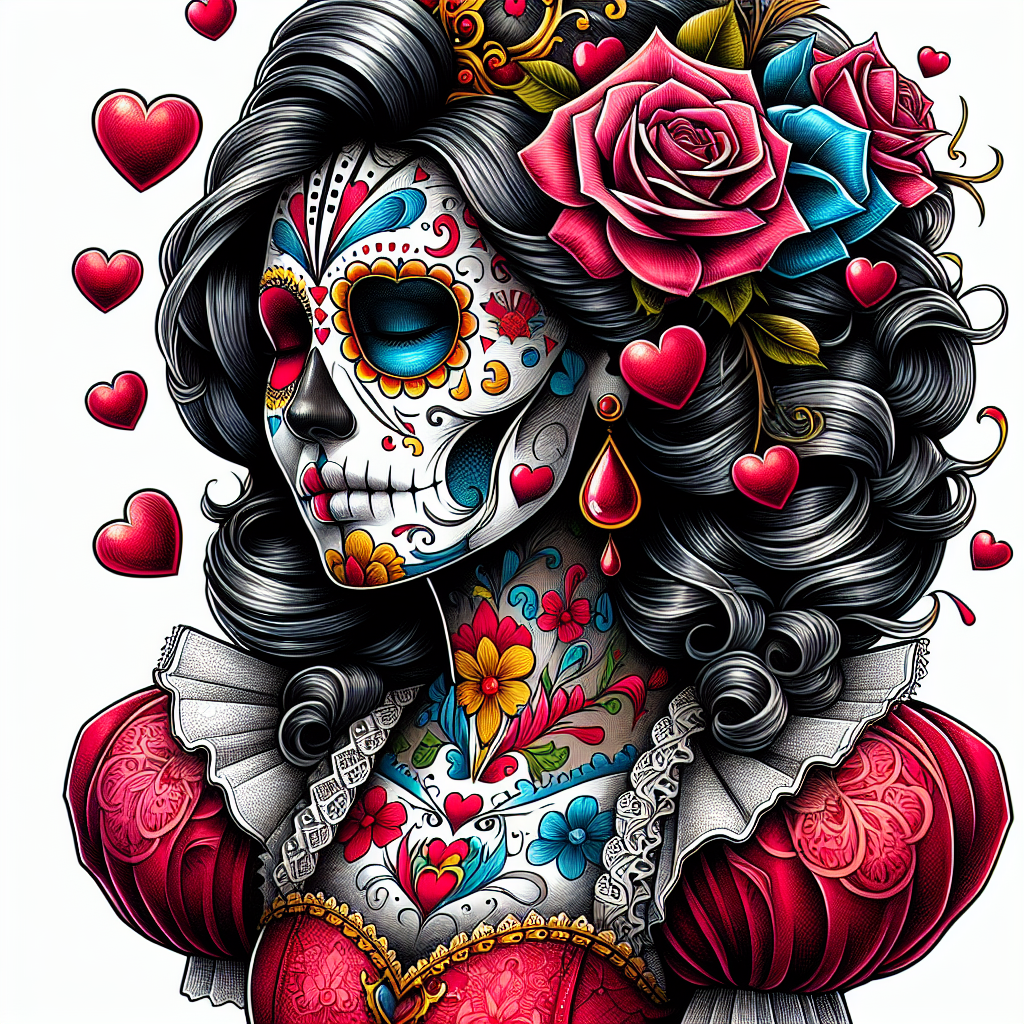 Day of the Dead Sugar Skull Tattoo