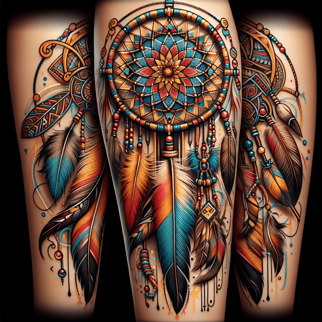 Dreamcatcher Indian Tattoo