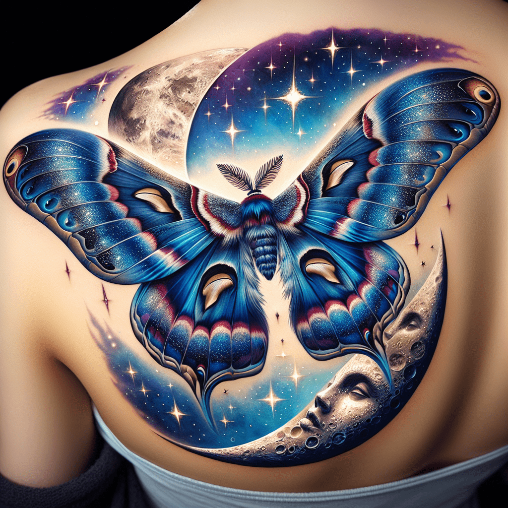 The Beauty of Lunar Moth Tattoo Designs