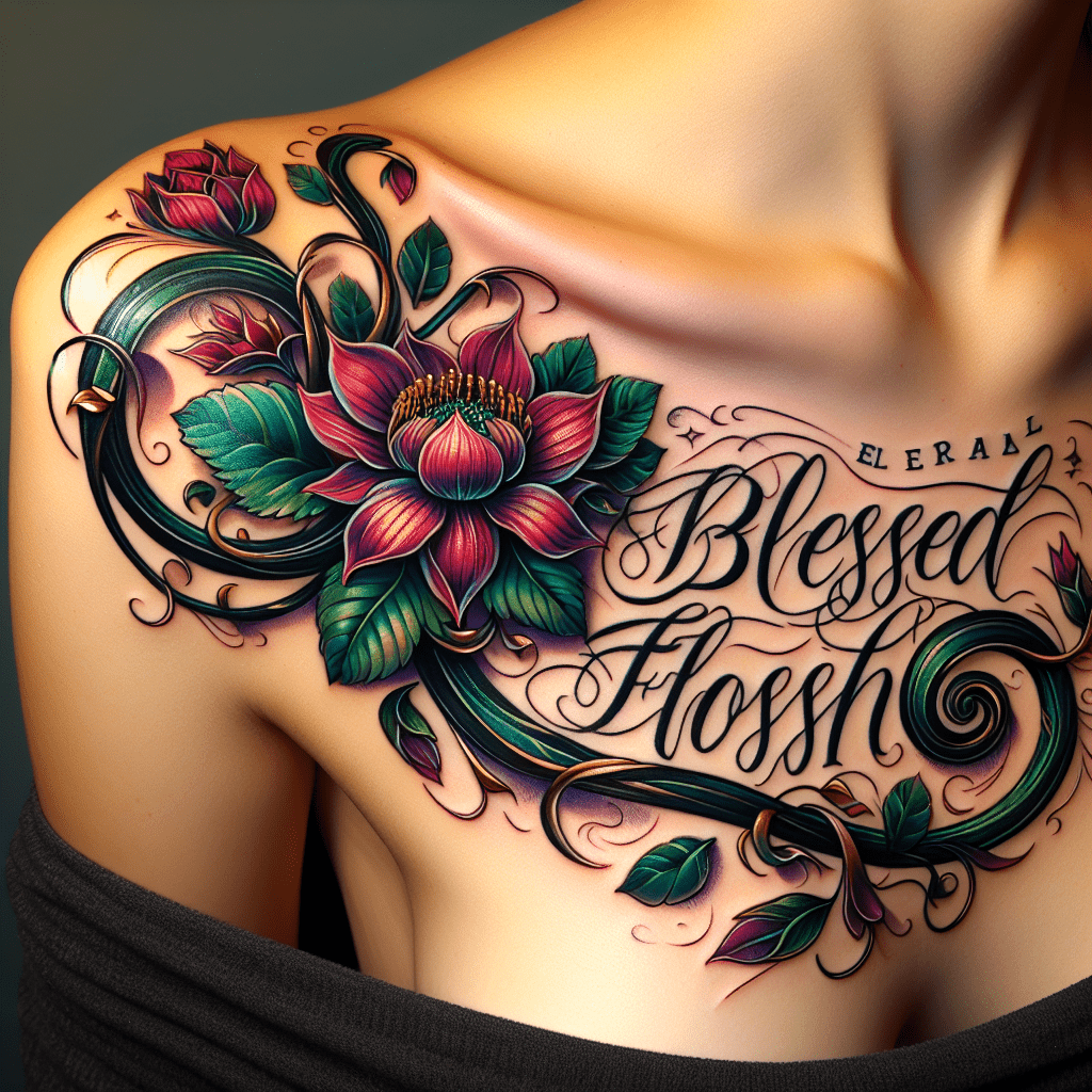 eternal blessed flourish tattoo