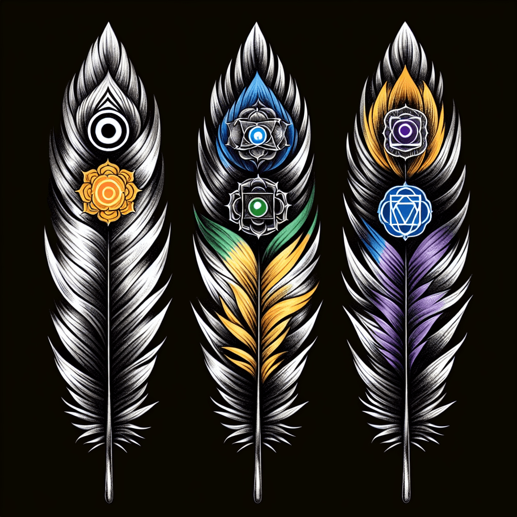 Feather Chakra Tattoo