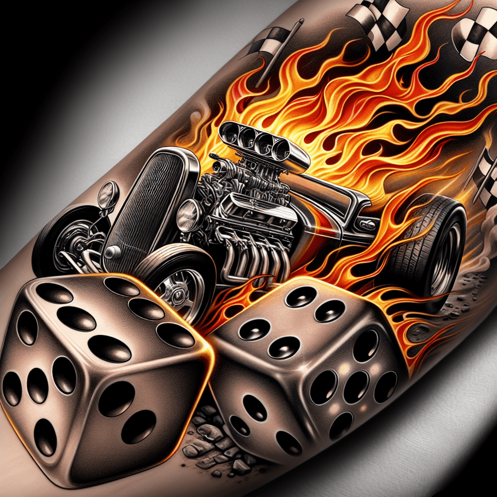 Roll the dice - tattoo design - Stock Illustration [8705298] - PIXTA