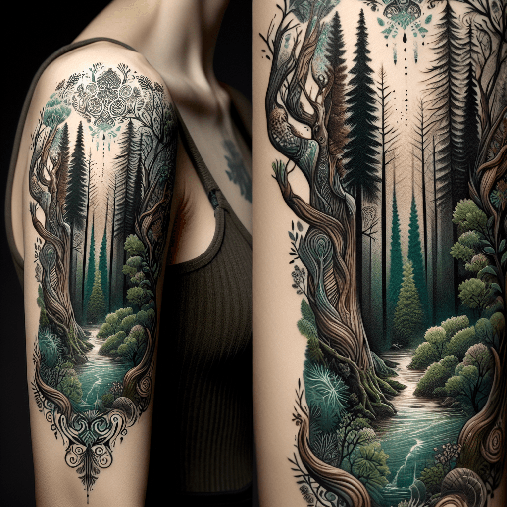 Forest Serenity Tattoo