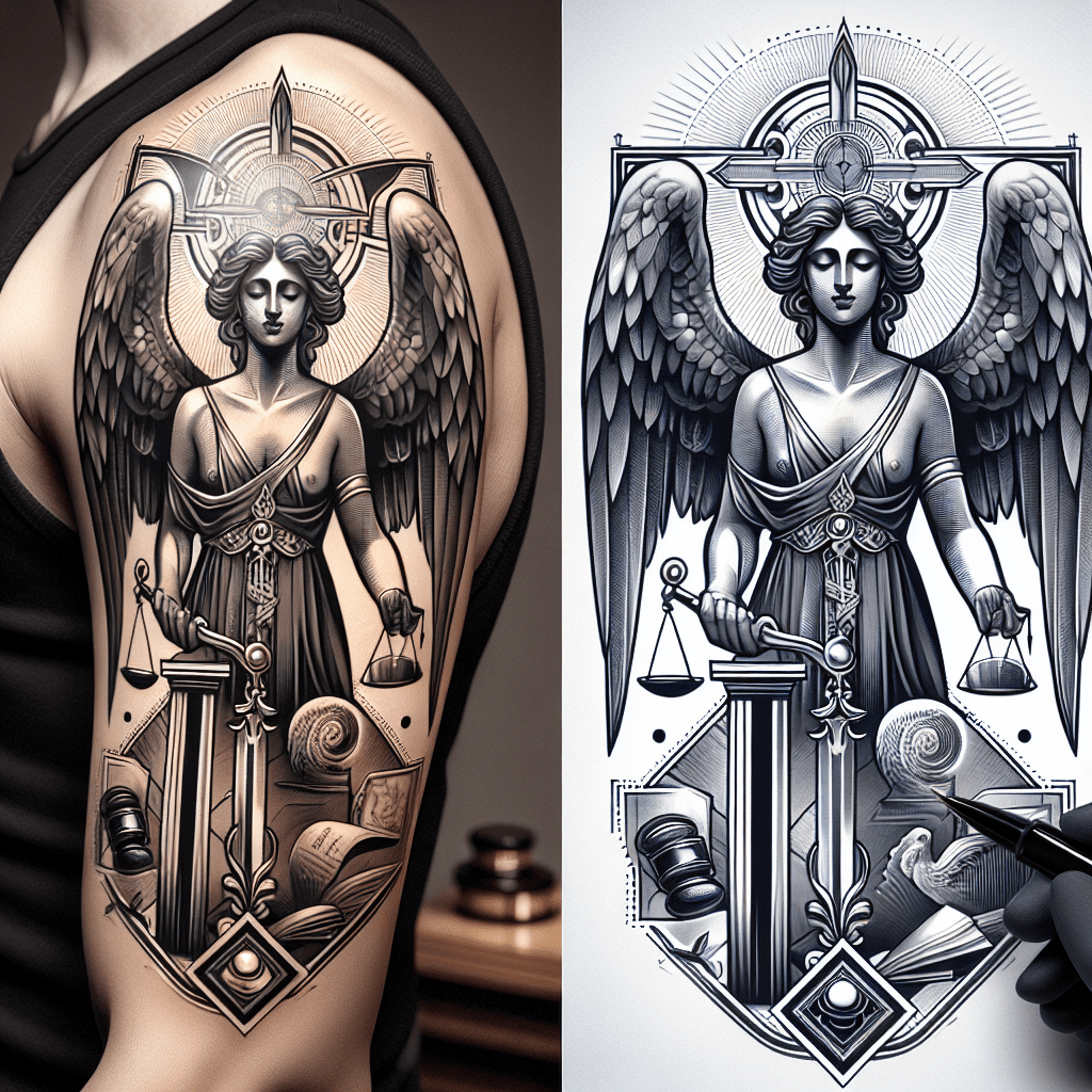 Justice Bearer Archangel Tattoo
