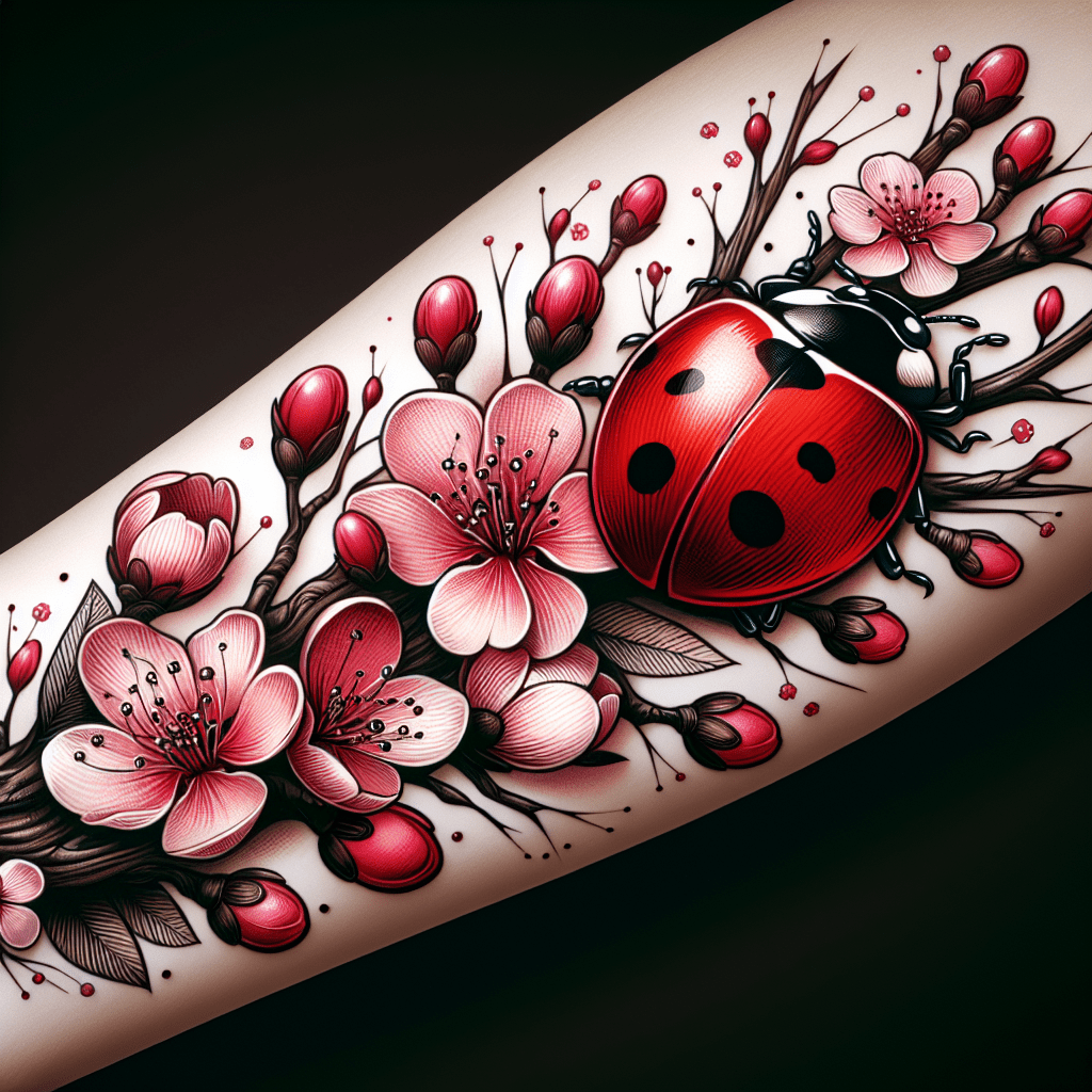 Cherry Blossom Branch Tattoo