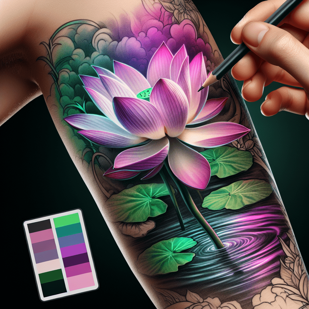 Lotus Flower Serenity Tattoo