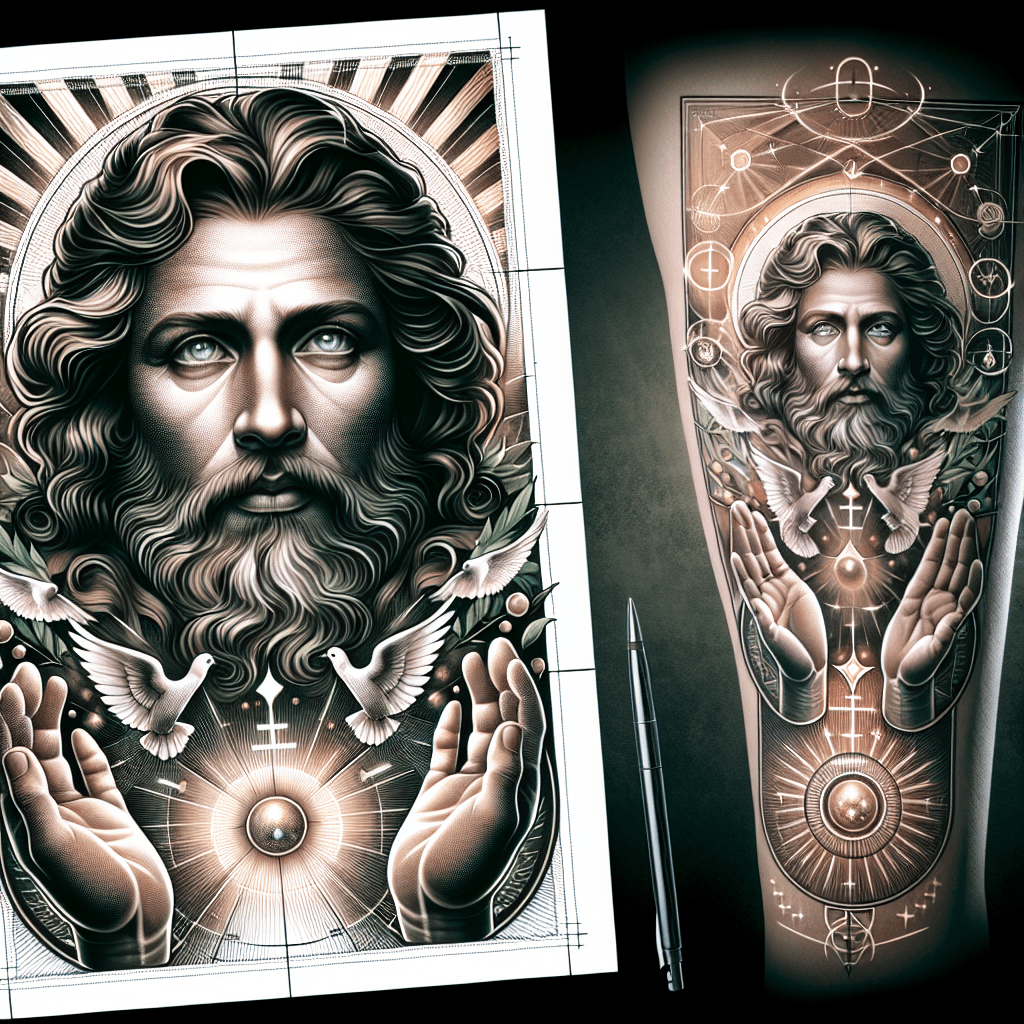 Miraculous Saint Portrait Tattoo