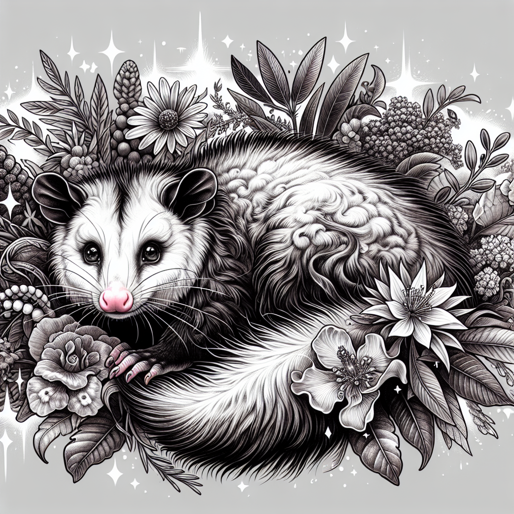 Mystical Possum Tattoo