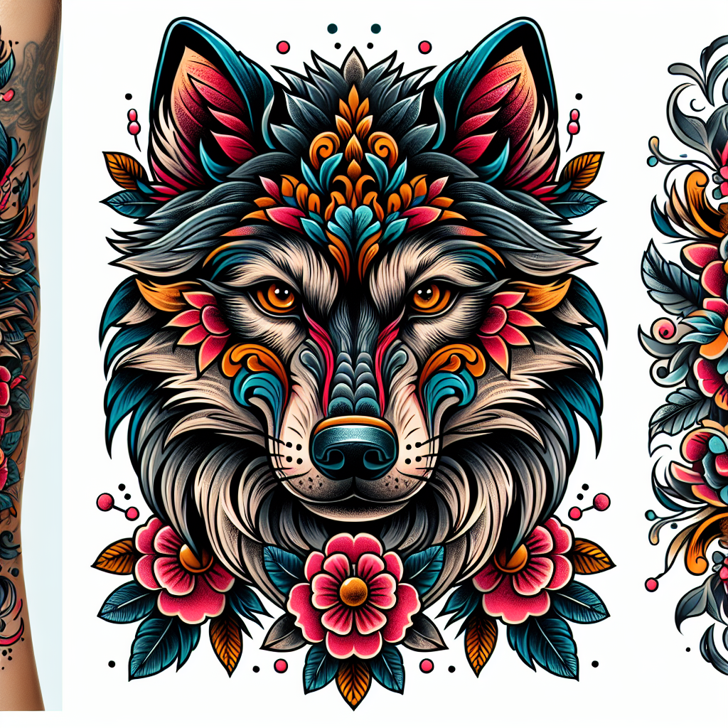 Lone Wolf Tattoos Ideas