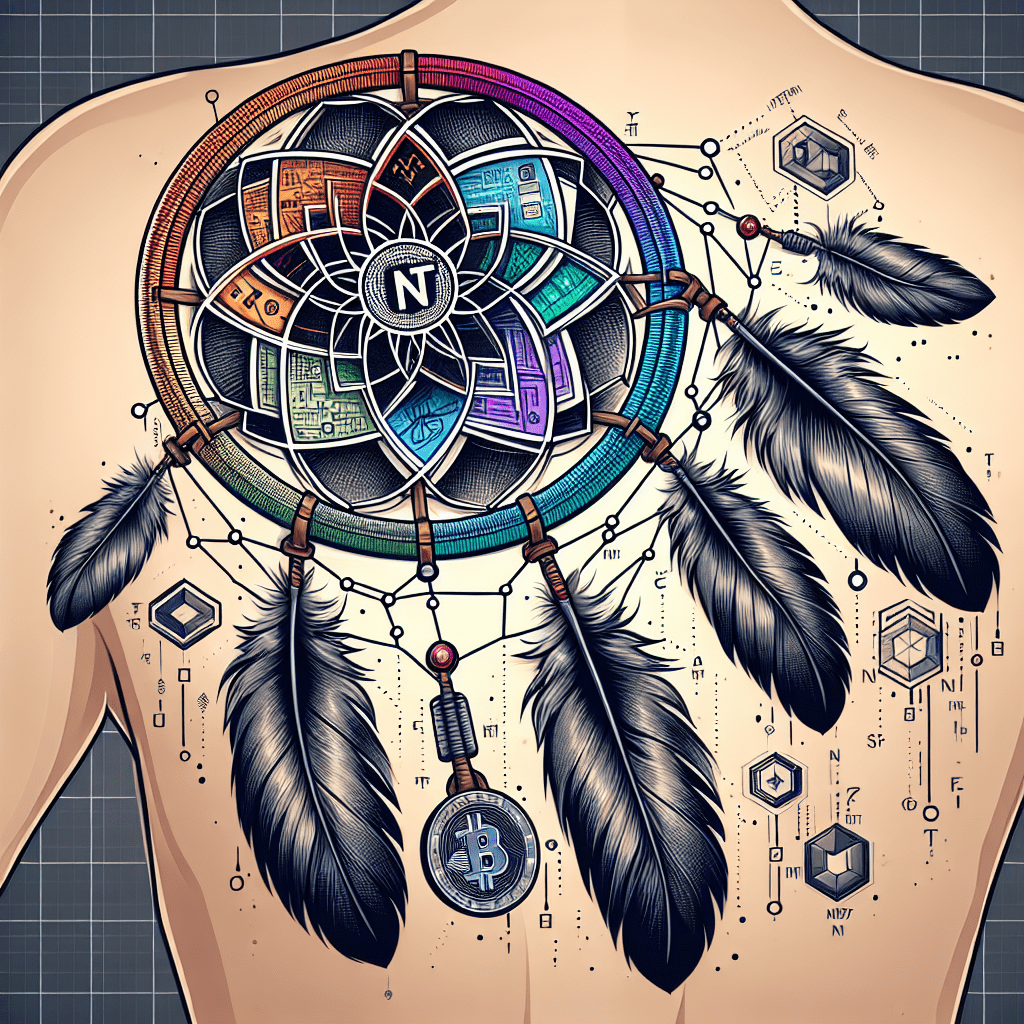 NFT Collage Dreamcatcher Tattoo