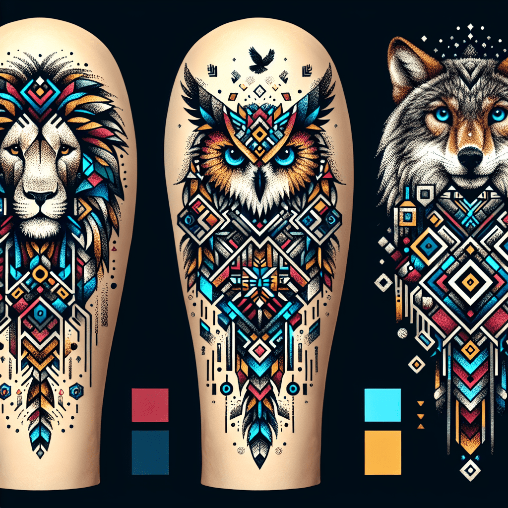 NFT Geometric Wildlife Tattoo