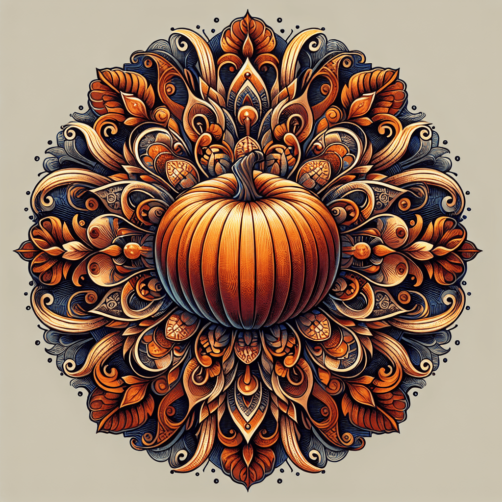 Pumpkin Mandala Tattoo