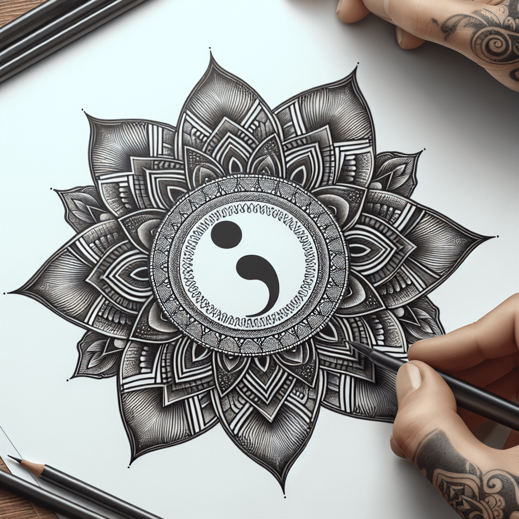 semicolon_mandala_tattoo