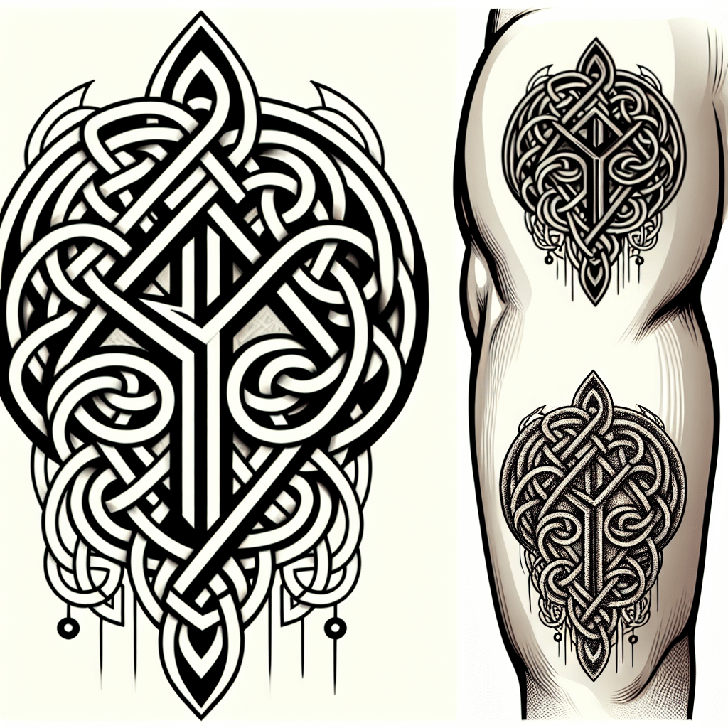 Tezos Celtic Knot Tattoo