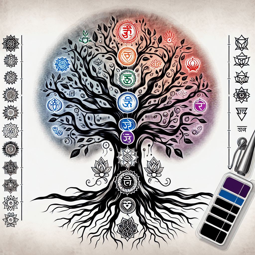 Tree of Life Chakra Tattoo