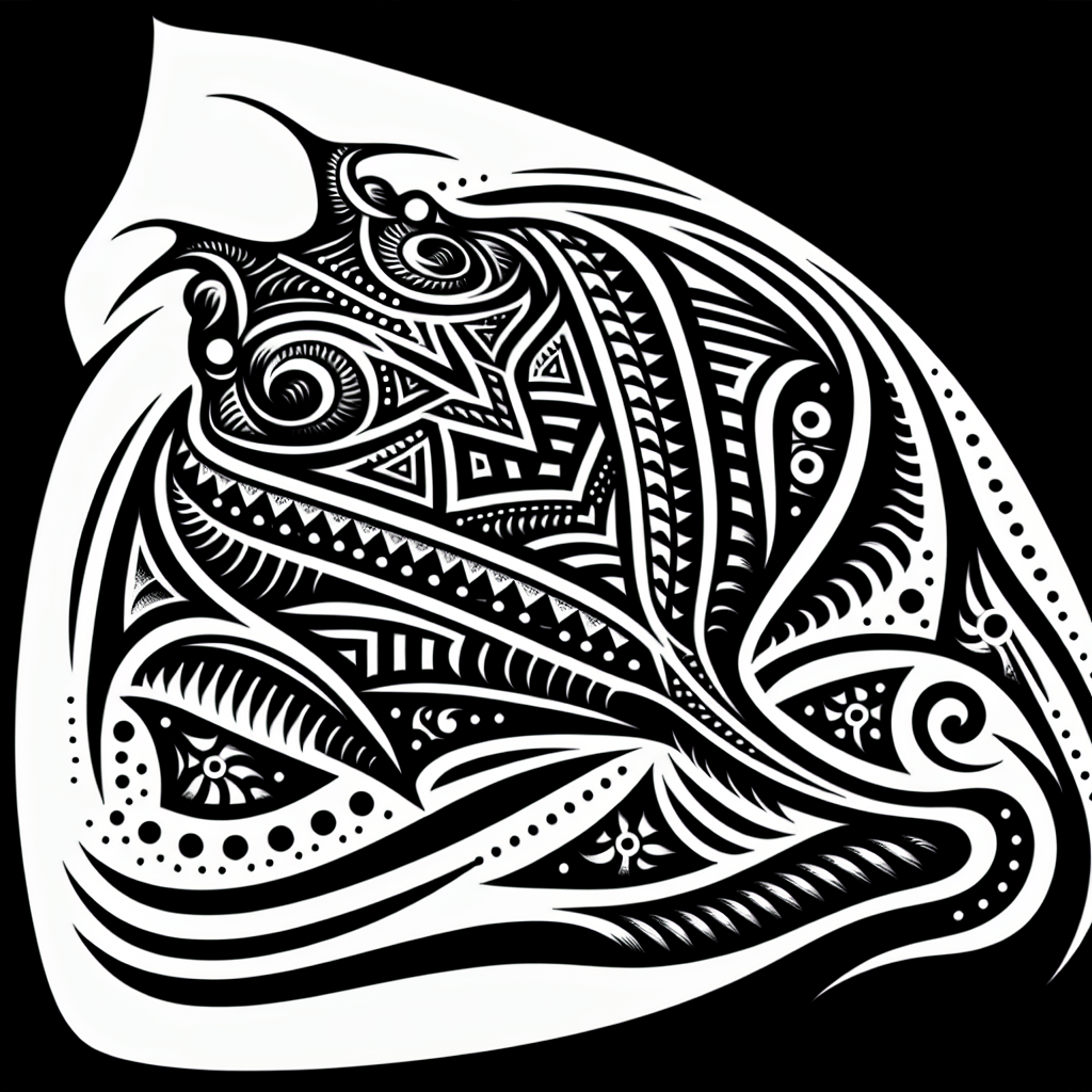 Tribal Stingray Tattoo