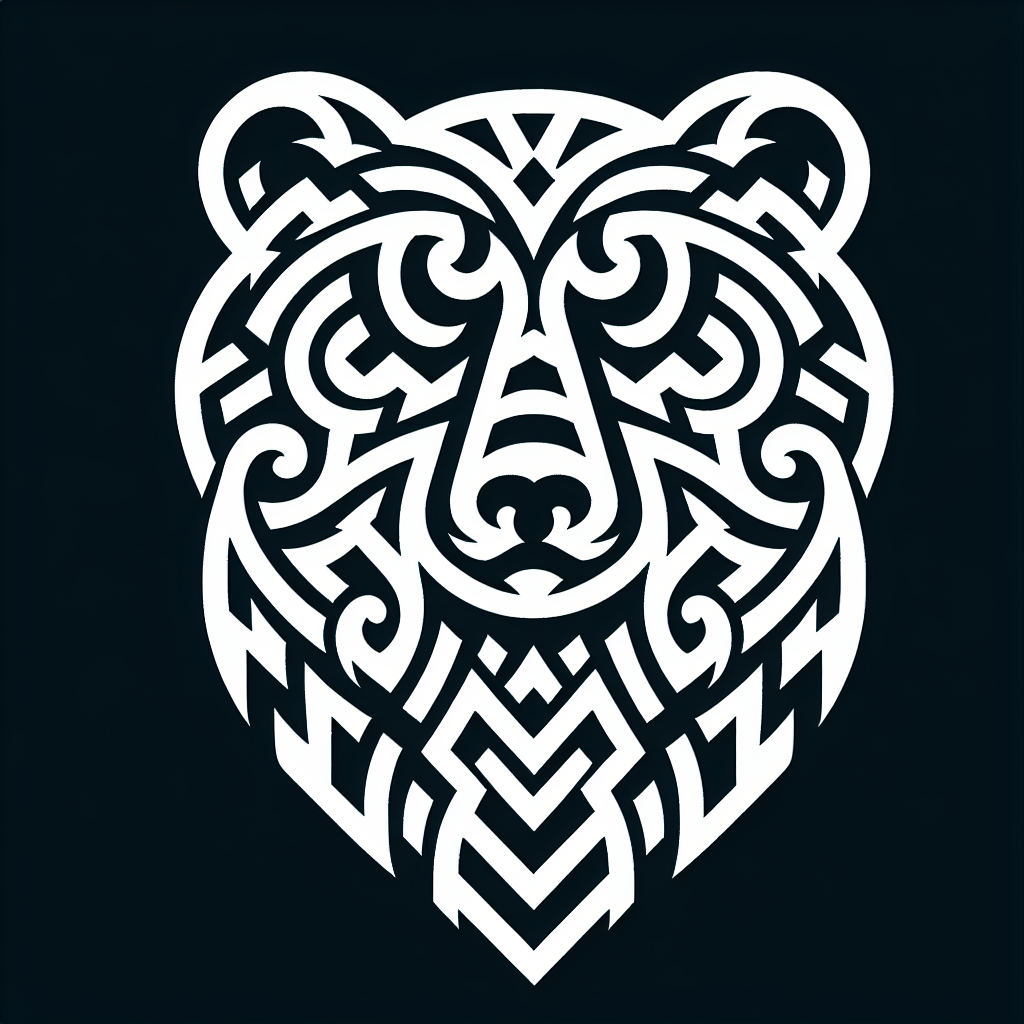 Tribal Bear Tattoo Design