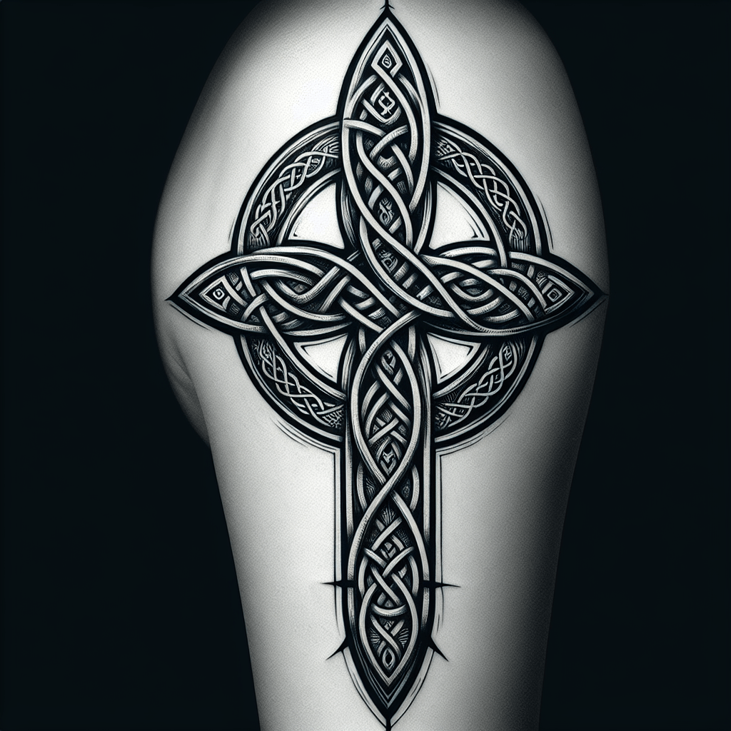 Triquetra Cross Tattoo