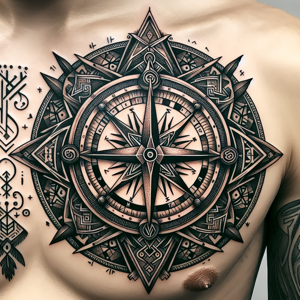 Viking Compass Tattoo