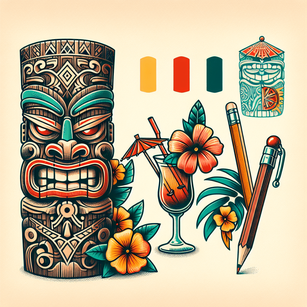 Vintage Tiki Tattoo