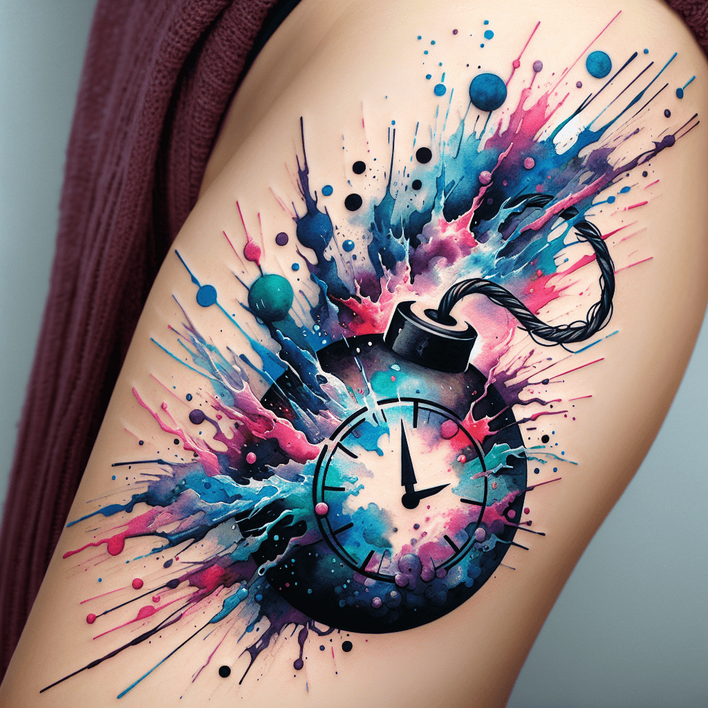 Dynamic Timebomb Tattoo