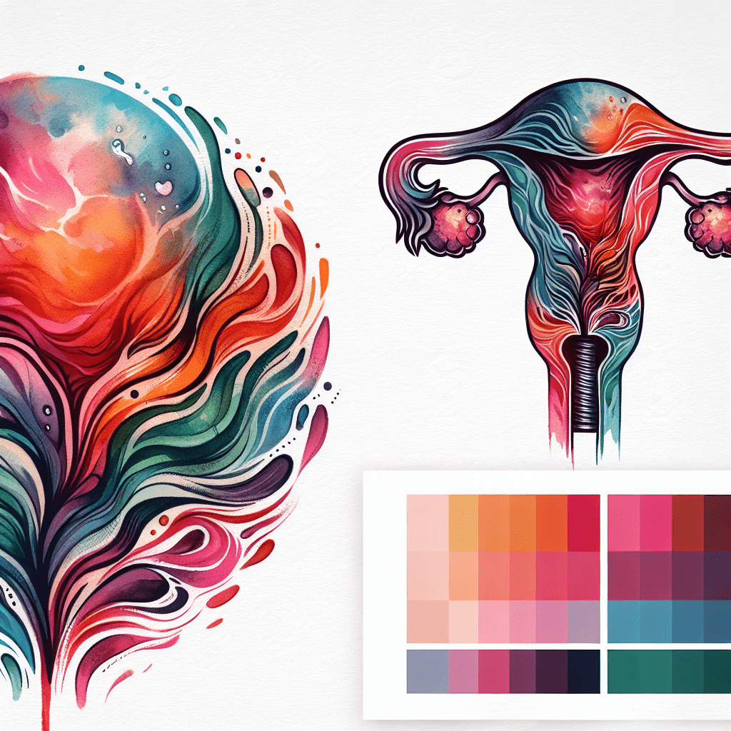 watercolor womb tattoo