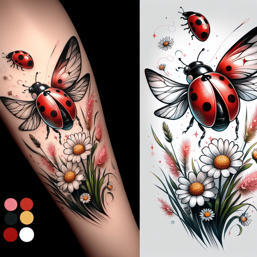 Ladybug Tattoo Ideas