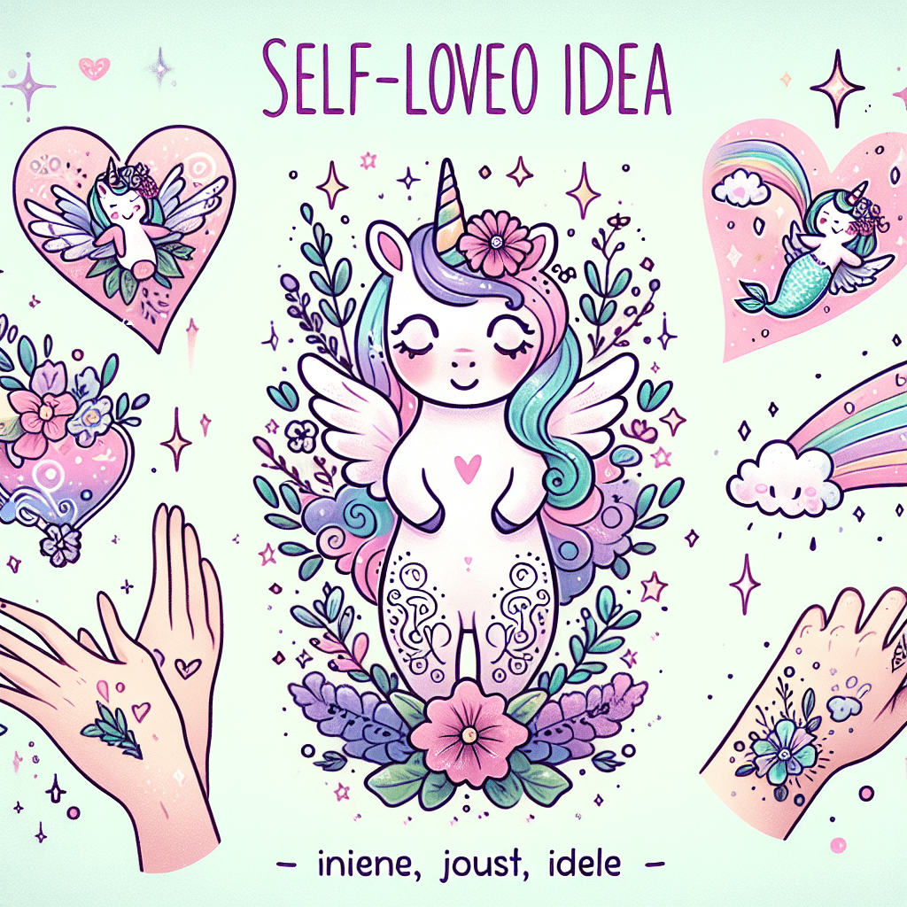 Whimsical Self Love Tattoo