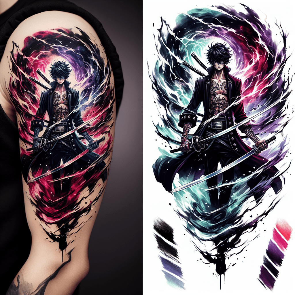 Zoro's Demon Aura Tattoo